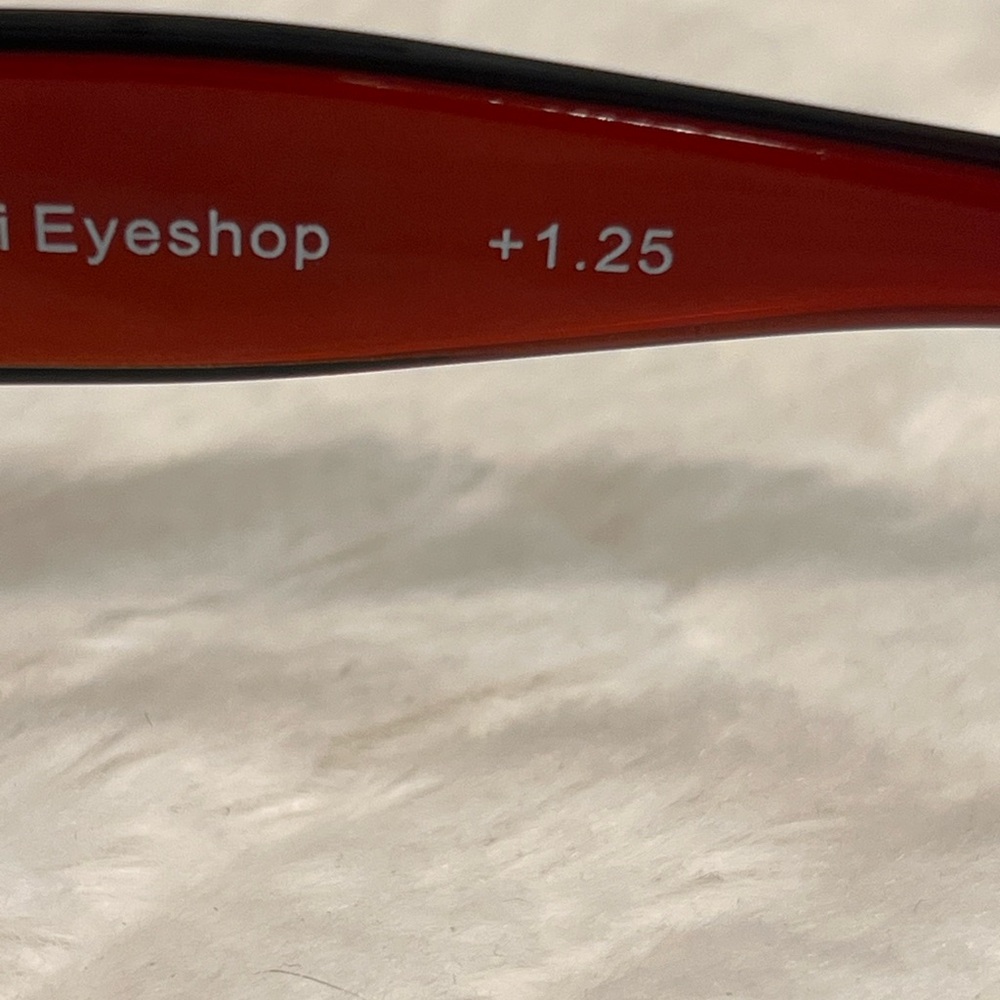 Elegant Teal and Brown Women's Readers Eyeglasses +1.25 - Picture 3 of 3